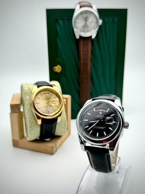 RELOJ ROLEX DATE JUST CUERO DOBLE CALEND