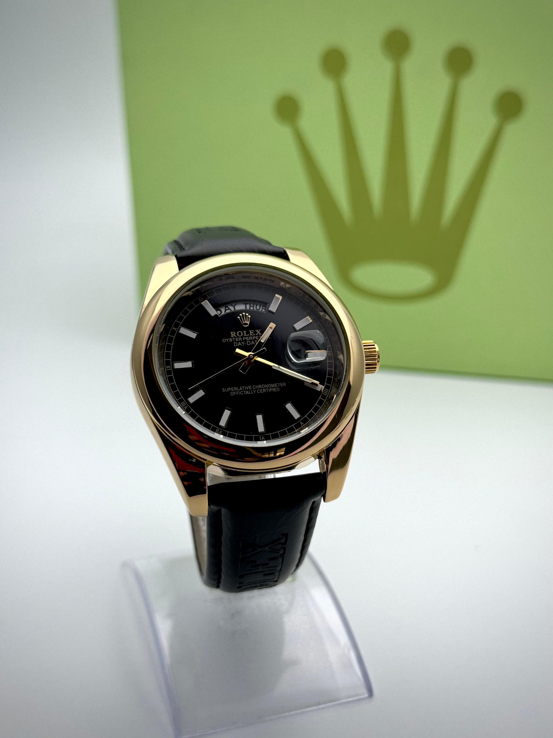 RELOJ ROLEX DATE JUST CUERO DOBLE CALEND