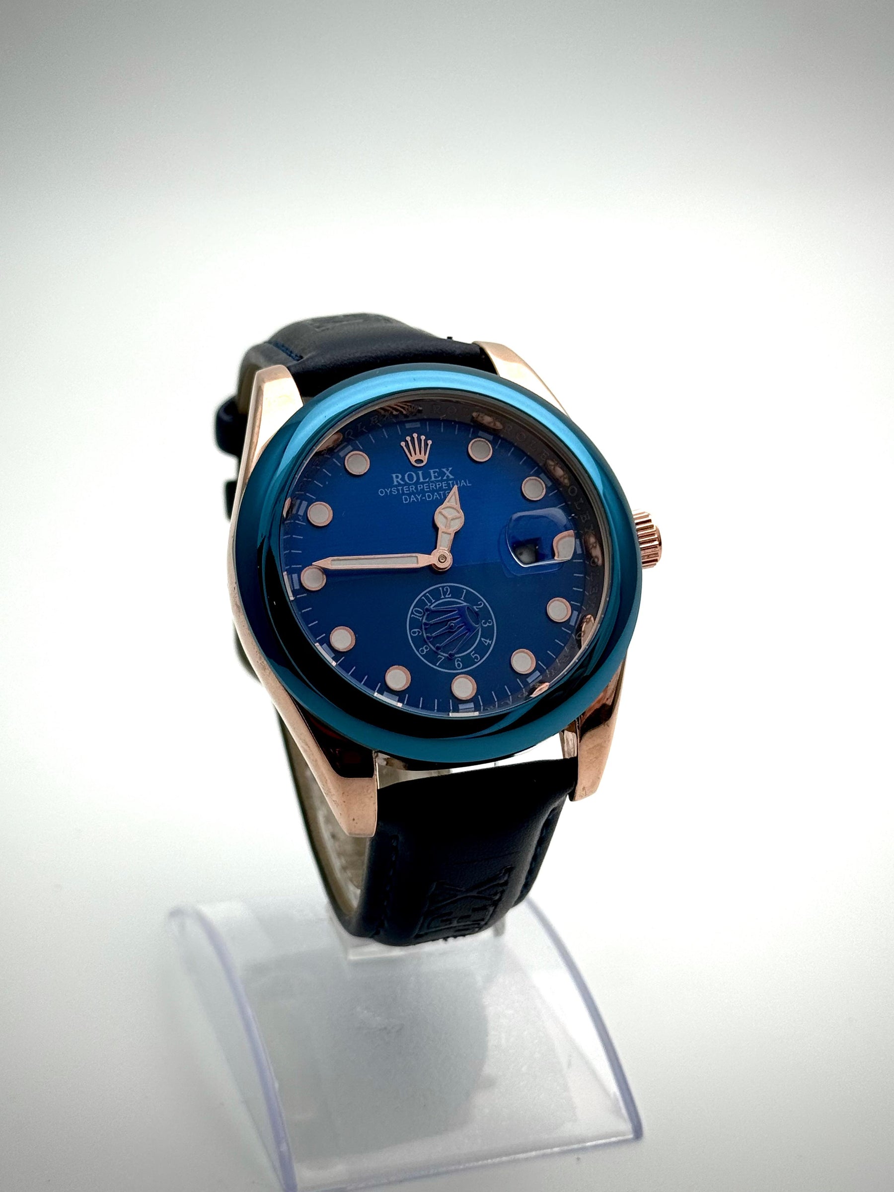 RELOJ ROLEX CUERO R2 + ESTUCHE