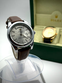 RELOJ ROLEX DATE JUST CUERO DOBLE CALEND