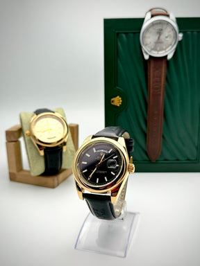 RELOJ ROLEX DATE JUST CUERO DOBLE CALEND