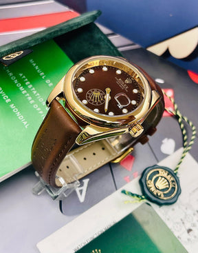 RELOJ ROLEX CUERO R2 + ESTUCHE